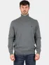 Timberland Turtle Neck Cotton Sweater Férfi Pulóver U14-Dark Grey Heather