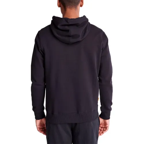 Timberland Tree Logo Hoodie Férfi Pulóver N92-Blk