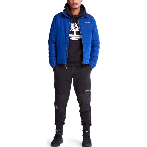 Timberland Tree Logo Hoodie Férfi Pulóver N92-Blk