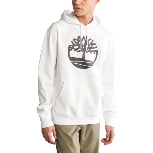 Timberland Tree Logo Hoodie Férfi Pulóver P54-Wht