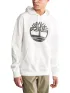 Timberland Tree Logo Hoodie Férfi Pulóver P54-Wht