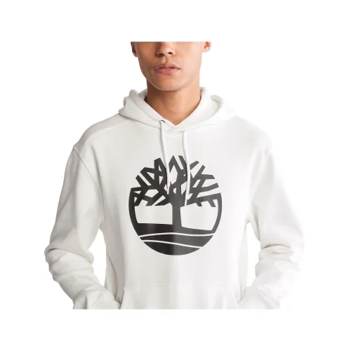 Timberland Tree Logo Hoodie Férfi Pulóver P54-Wht