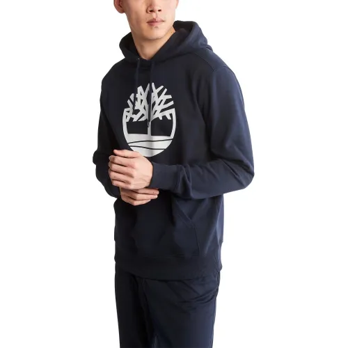 Timberland Tree Logo Hoodie Timberland Tree Logo Hoodie Férfi Pulóver U10-Dks