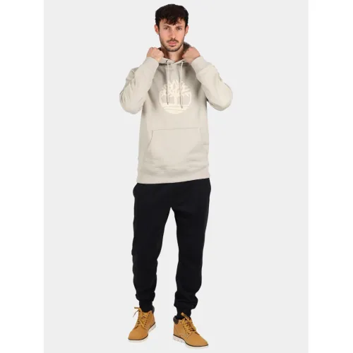 Timberland Tree Logo Hoodie Férfi Pulóver CY2-Island Fossil