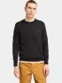 Timberland Cotton Yd Sweater Férfi Pulóver X65-Black-Pavement