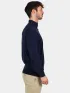 Timberland Cotton Yd 1/4 Zip Sweater Férfi Pulóver Z02-Dark Sapphire-Dark Denim