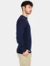 Timberland Cotton Yd Full Zip Sweater Férfi Pulóver Z02-Dark Sapphire-Dark Denim