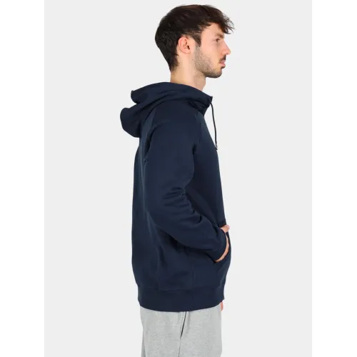 Timberland Brushed Back Full Zip Hoodie Férfi Pulóver Z02-Dark Sapphire-Dark Denim