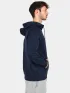 Timberland Brushed Back Full Zip Hoodie Férfi Pulóver Z02-Dark Sapphire-Dark Denim