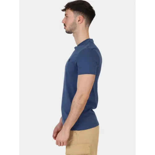 Timberland Short Sleeve Tee Férfi Póló 288-Dark Denim