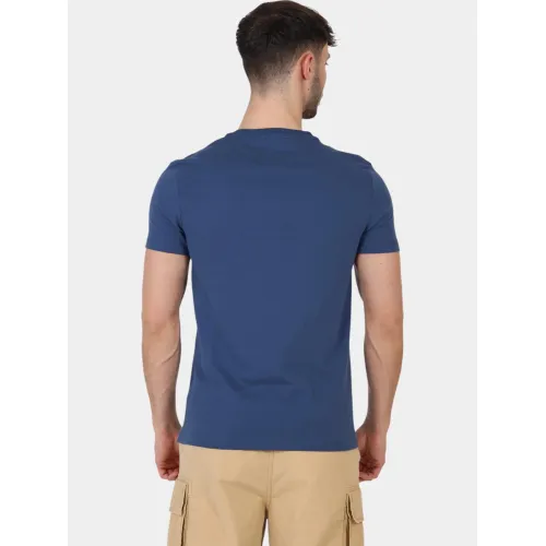 Timberland Short Sleeve Tee Férfi Póló 288-Dark Denim
