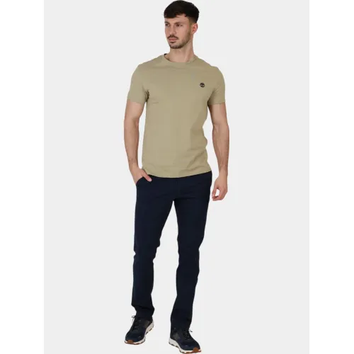 Timberland Short Sleeve Tee Férfi Póló DH4-Lemon Pepper