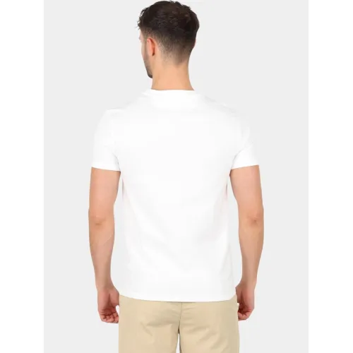 Timberland Short Sleeve Tee Férfi Póló 100-White