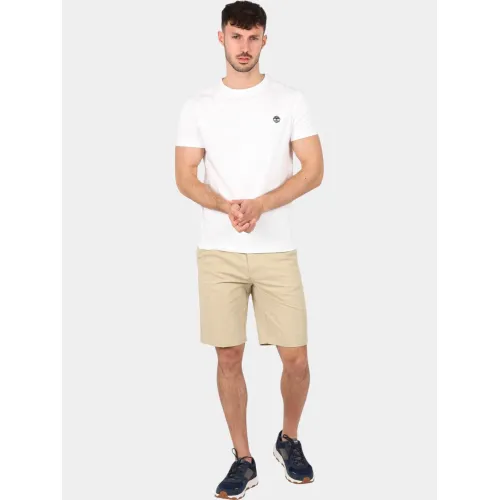 Timberland Short Sleeve Tee Férfi Póló 100-White