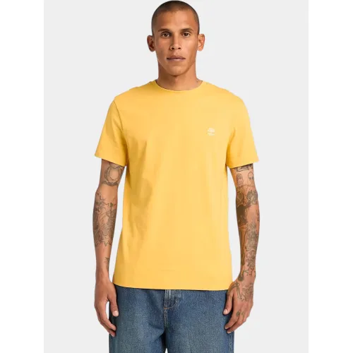 Timberland Short Sleeve Tee Férfi Póló 714-Yolk Yellow