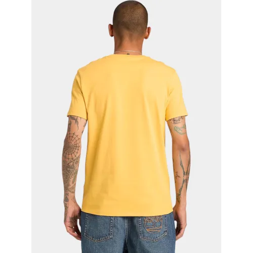 Timberland Short Sleeve Tee Férfi Póló 714-Yolk Yellow