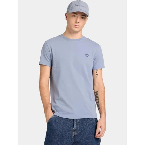 Timberland Short Sleeve Tee Férfi Póló B88-Stone Wash