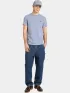 Timberland Short Sleeve Tee Férfi Póló B88-Stone Wash