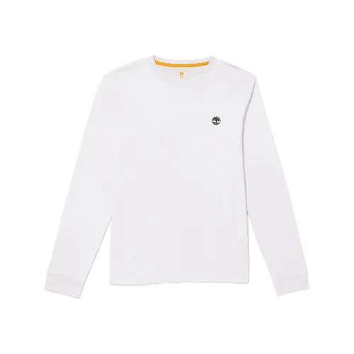 Timberland Long Sleeve Tee Timberland Long Sleeve Tee Férfi Hosszú ujjú póló 100-Wht