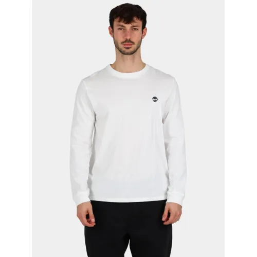 Timberland Long Sleeve Tee Férfi Hosszú ujjú póló 100-White
