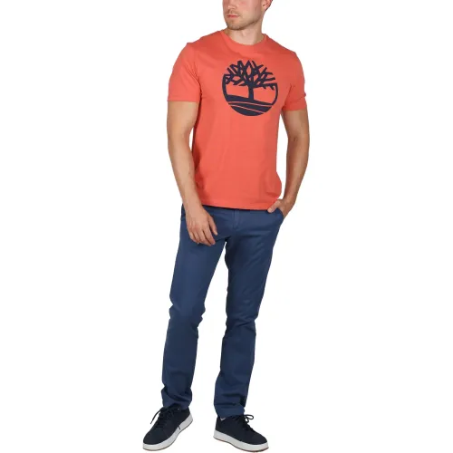 Timberland Stretch Twill Chino Pant Férfi Hosszúnadrág 288-blu-Dark Denim