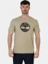 Timberland Tree Logo Short Sleeve Tee Férfi Póló DH4-Lemon Pepper
