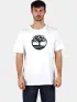 Timberland Tree Logo Short Sleeve Tee Férfi Póló 100-White
