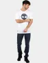 Timberland Tree Logo Short Sleeve Tee Férfi Póló 100-White