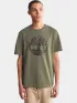 Timberland Tree Logo Short Sleeve Tee Férfi Póló A58-Leaf Green