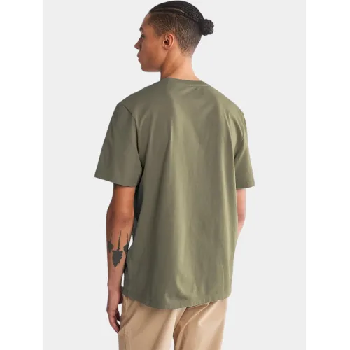 Timberland Tree Logo Short Sleeve Tee Férfi Póló A58-Leaf Green
