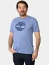 Timberland Tree Logo Short Sleeve Tee Férfi Póló B88-Stone Wash
