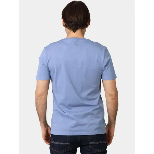 Timberland Tree Logo Short Sleeve Tee Férfi Póló B88-Stone Wash
