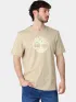 Timberland Tree Logo Short Sleeve Tee Férfi Póló Y94-Safari