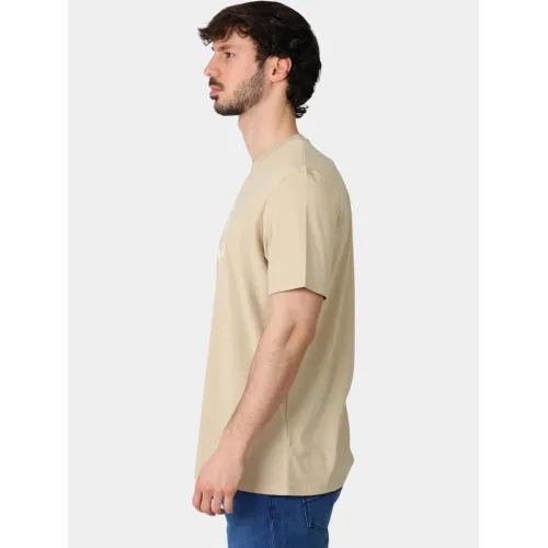 Timberland Tree Logo Short Sleeve Tee Férfi Póló Y94-Safari