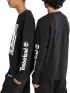 Timberland Ls Front Stack Logo Tee Timberland Ls Front Stack Logo Tee Férfi Hosszú ujjú póló N92-Blk
