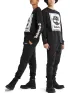 Timberland Ls Front Stack Logo Tee Timberland Ls Front Stack Logo Tee Férfi Hosszú ujjú póló N92-Blk