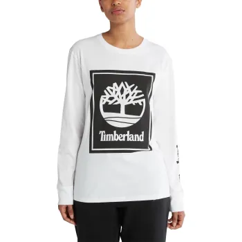 Timberland Ls Front Stack Logo Tee
