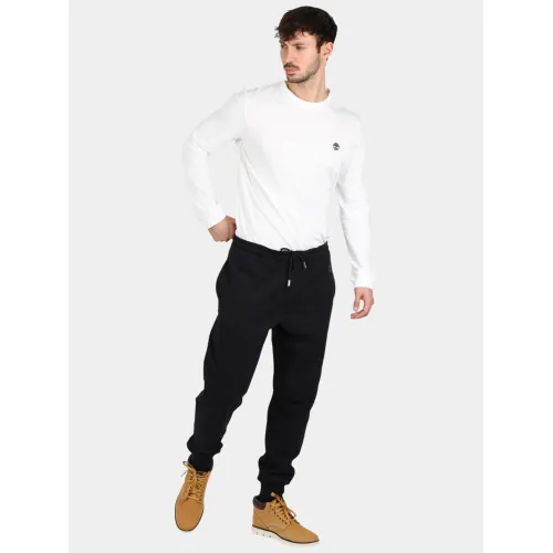 Timberland Brushed Back Sweatpant Férfi Melegítő nadrág X65-Black-Pavement