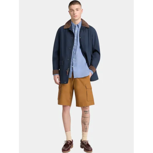 Timberland Linen Shirt Férfi Ing B88-Stone Wash