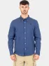 Timberland TFO Cotton/Linen Long Sleeve Shirt Férfi Ing 288-Dark Denim