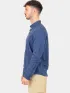 Timberland TFO Cotton/Linen Long Sleeve Shirt Férfi Ing 288-Dark Denim