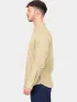 Timberland TFO Cotton/Linen Long Sleeve Shirt Férfi Ing DH4-Lemon Pepper
