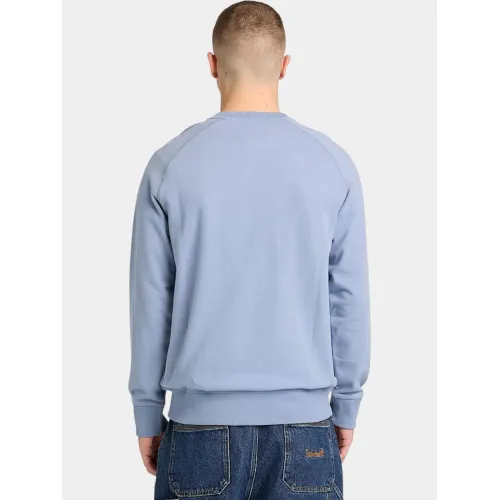 Timberland Loopback Crew Neck Sweatshirt Férfi Pulóver B88-Stone Wash