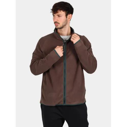 Timberland Polartec 100 Full Zip Fleece Férfi Polár, Softshell, Középréteg 243-Chocolate Brown
