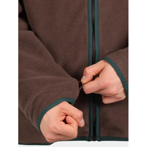 Timberland Polartec 100 Full Zip Fleece Férfi Polár, Softshell, Középréteg 243-Chocolate Brown