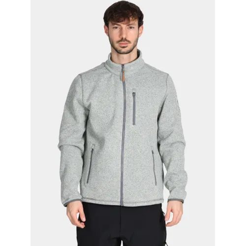 Timberland Melange Fleece Jacket Férfi Polár, Softshell, Középréteg 052-Medium Grey Heather