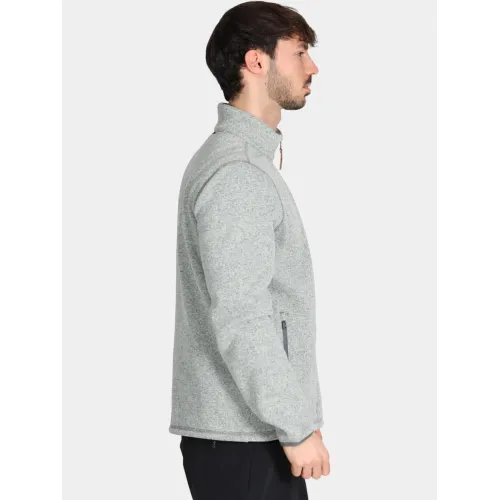 Timberland Melange Fleece Jacket Férfi Polár, Softshell, Középréteg 052-Medium Grey Heather