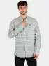 Timberland Stretch Poplin Gingham Shirt Férfi Ing EYN-Silver Blue