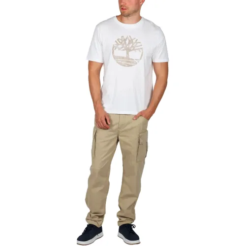 Timberland Brookline Twill Cargo Pant Férfi Hosszúnadrág DH4-lmn-Lemon Pepper