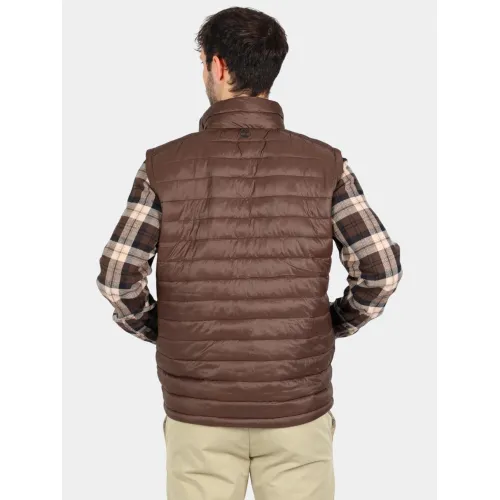 Timberland Durable Water Repellent Vest Férfi Mellény 243-Chocolate Brown
